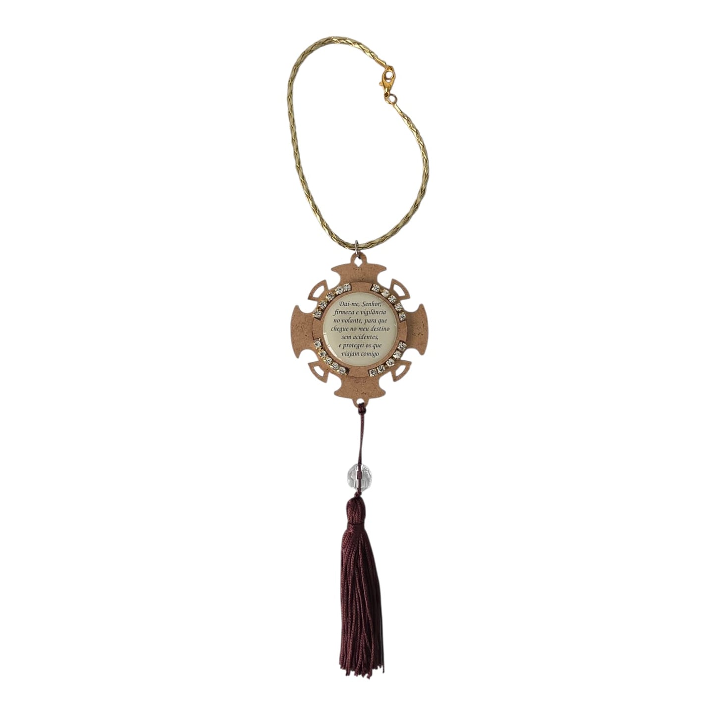 Car Ornament Holy Mandala Pendant - Religious MDF Design