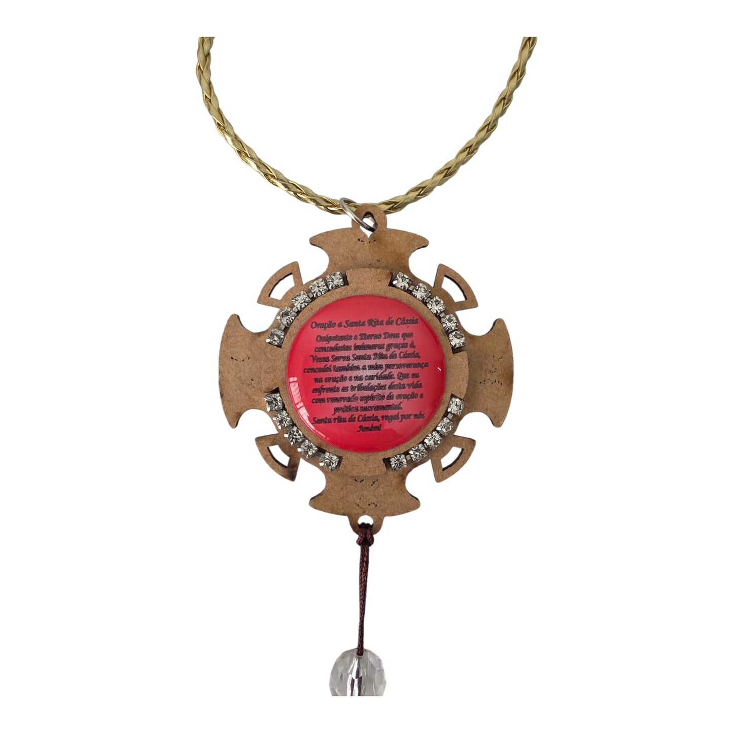 Car Ornament Holy Mandala Pendant - Religious MDF Design
