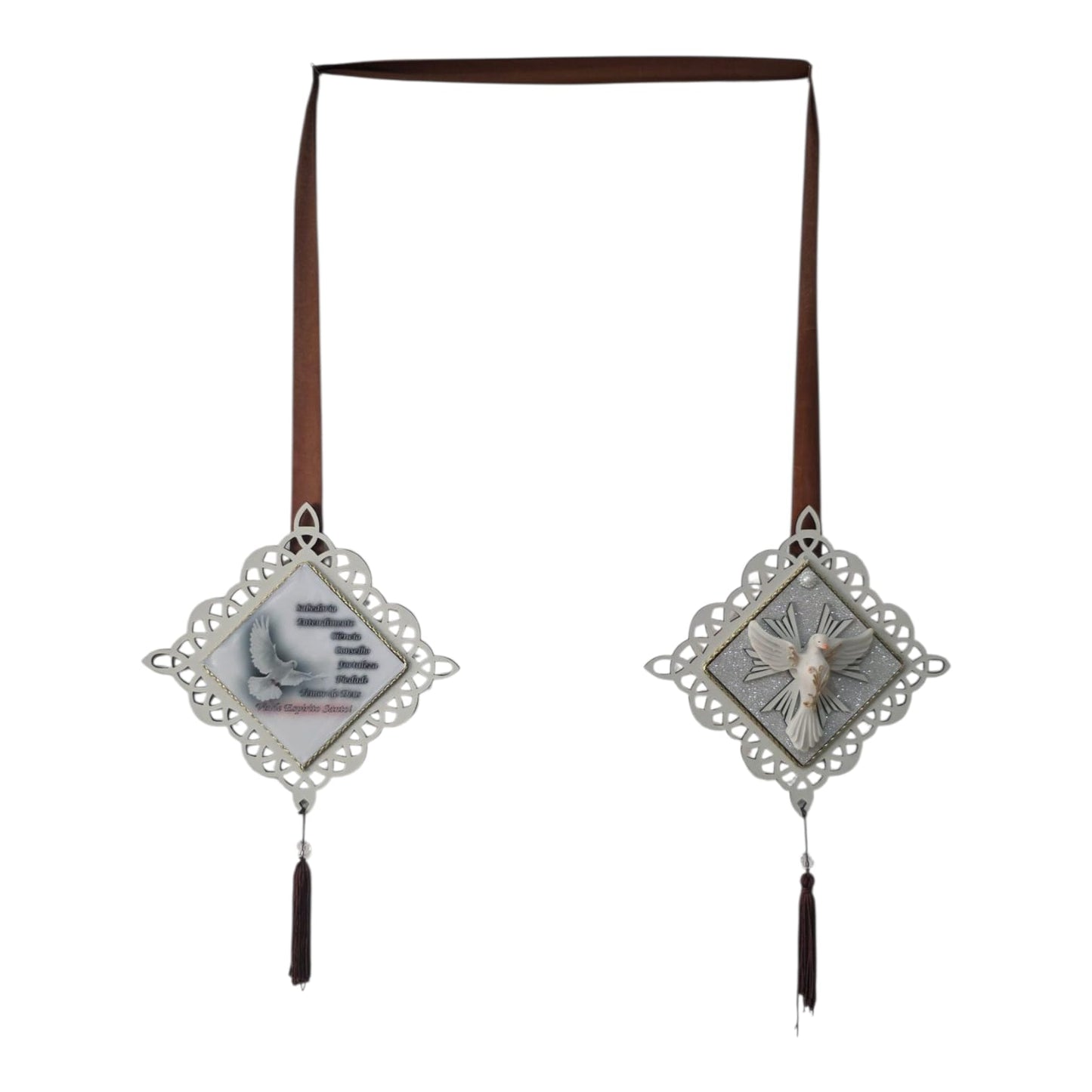 Luxury Holy Spirit Door Scapular with 63 Inch Cord