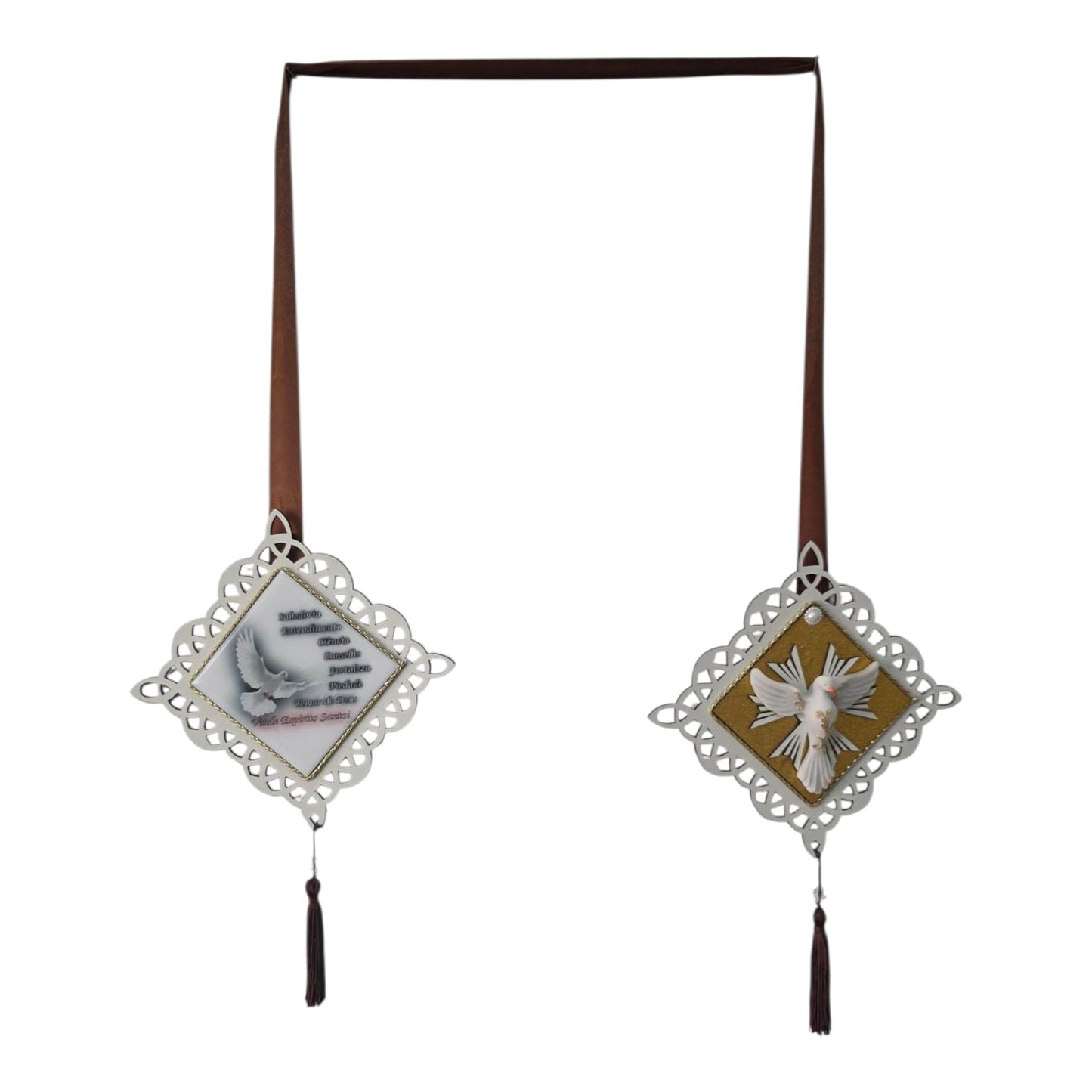 Luxury Holy Spirit Door Scapular with 63 Inch Cord