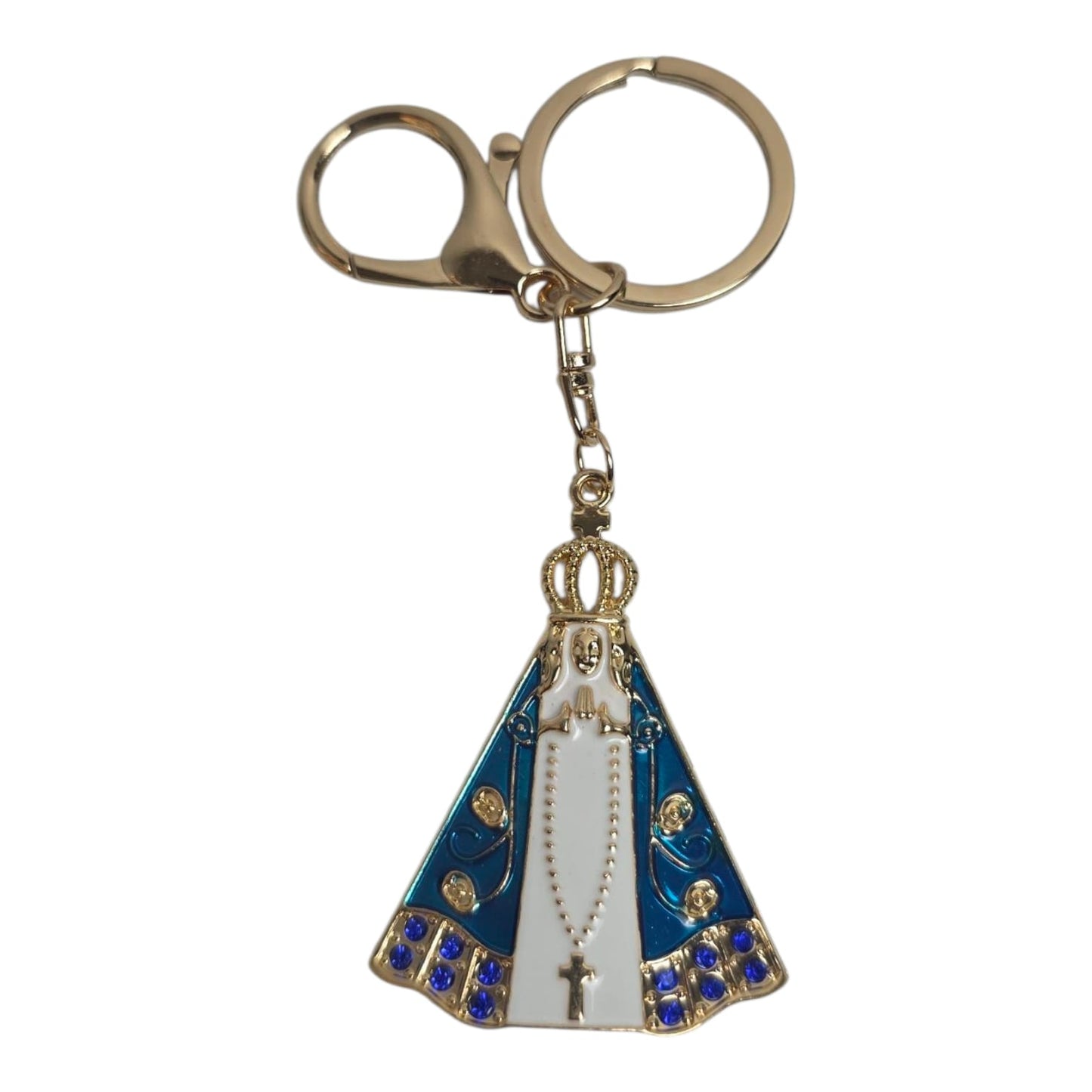 Our Lady of Aparecida Metal Keychain