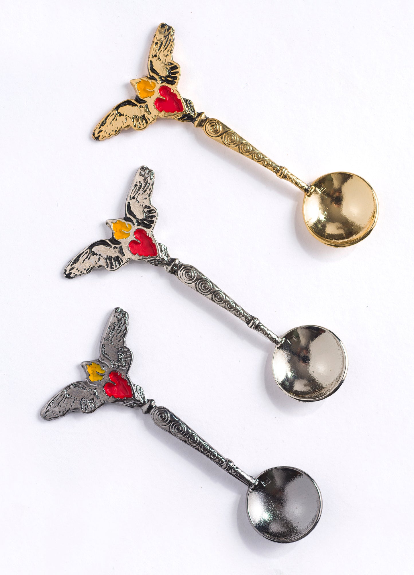 Milagros Silver Incense Spoon, 2.8 Inch