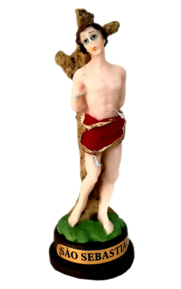 Saint Sebastian 3.5 Inch Resin Statue