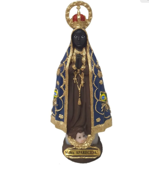 Our Lady of Aparecida 6.1 Inch Resin Statue