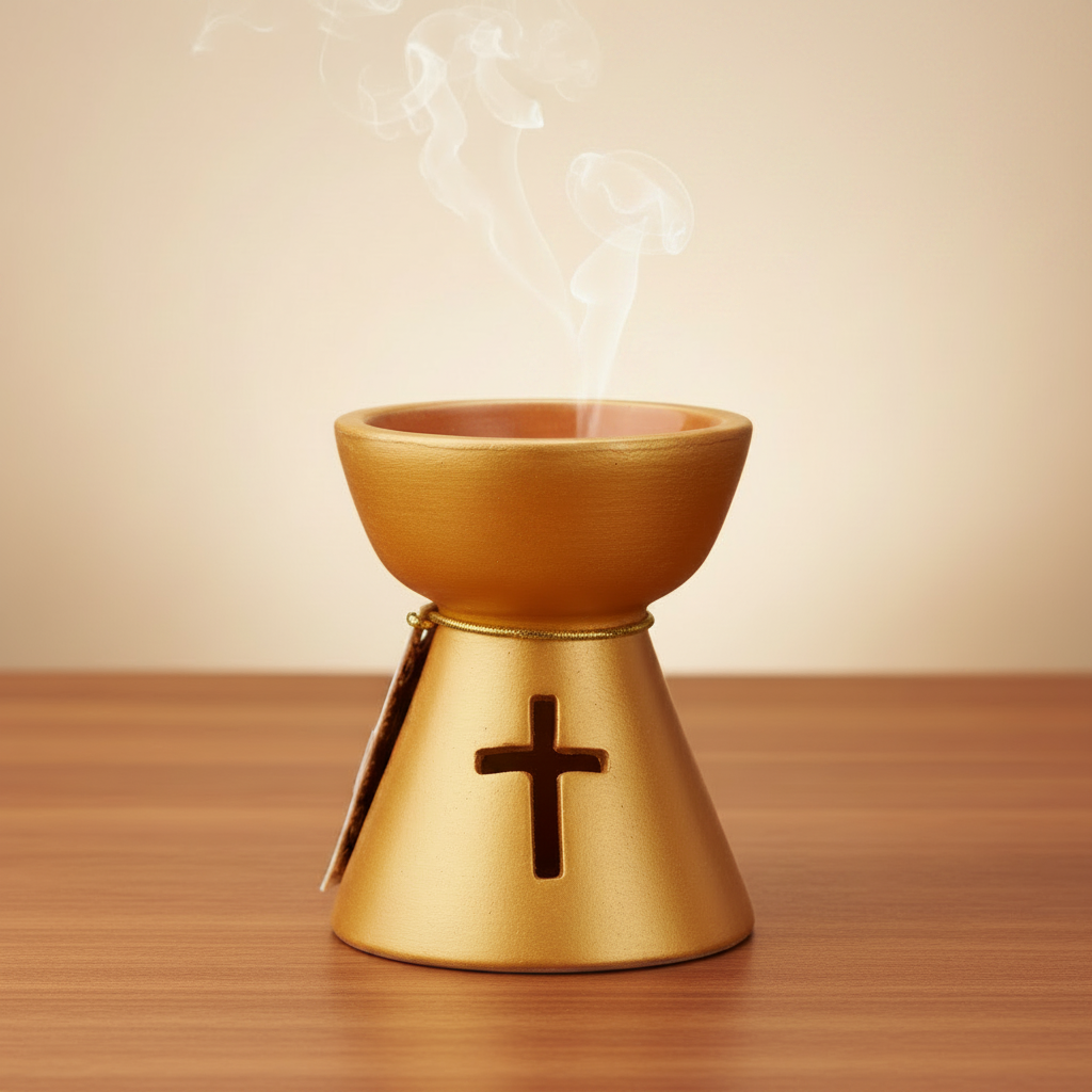 Three Wise Men Biblical Incense Kit — Frankincense, Myrrh, Gold