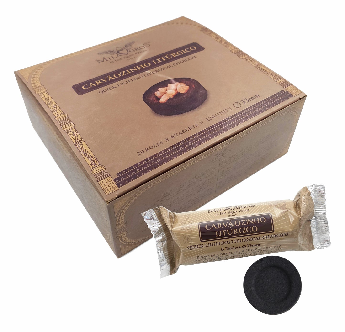 Milagros Quick-Light Charcoal Tablets