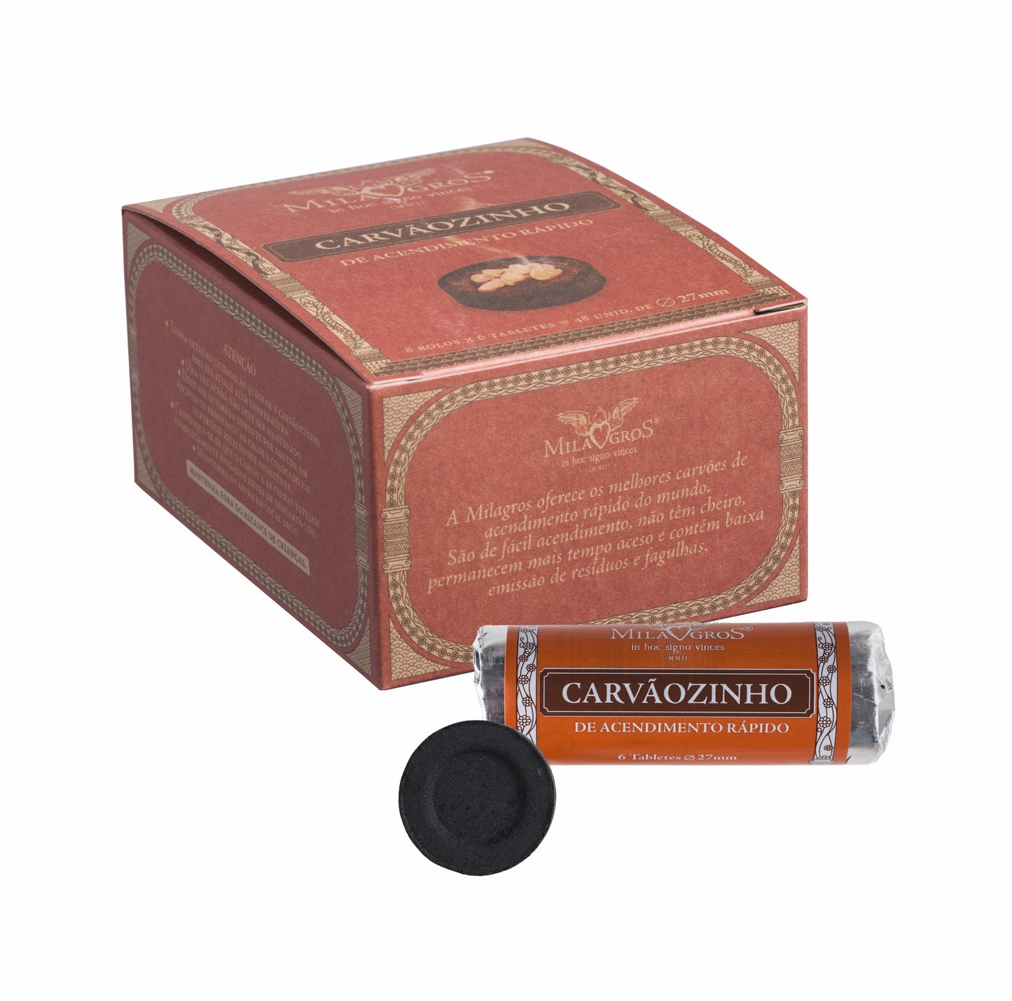 Milagros Quick-Light Charcoal Tablets