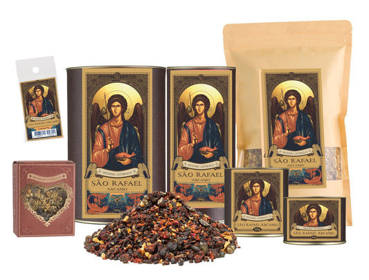 Milagros Saint Raphael Resin Incense - 0.3-17.6oz
