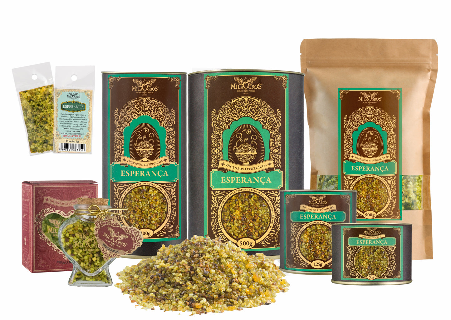 Milagros Esperança Resin Incense - 0.3-17.6oz