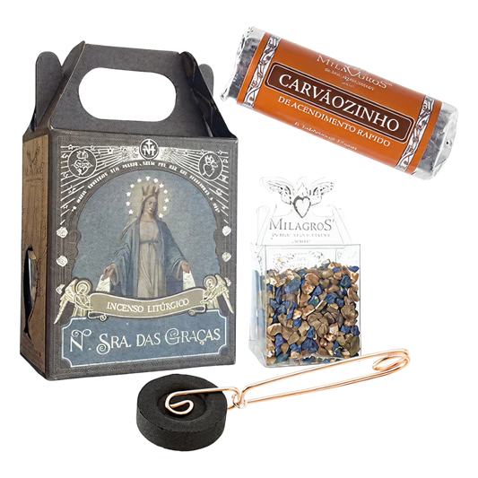 Milagros Our Lady of Grace Incense Mini Kit