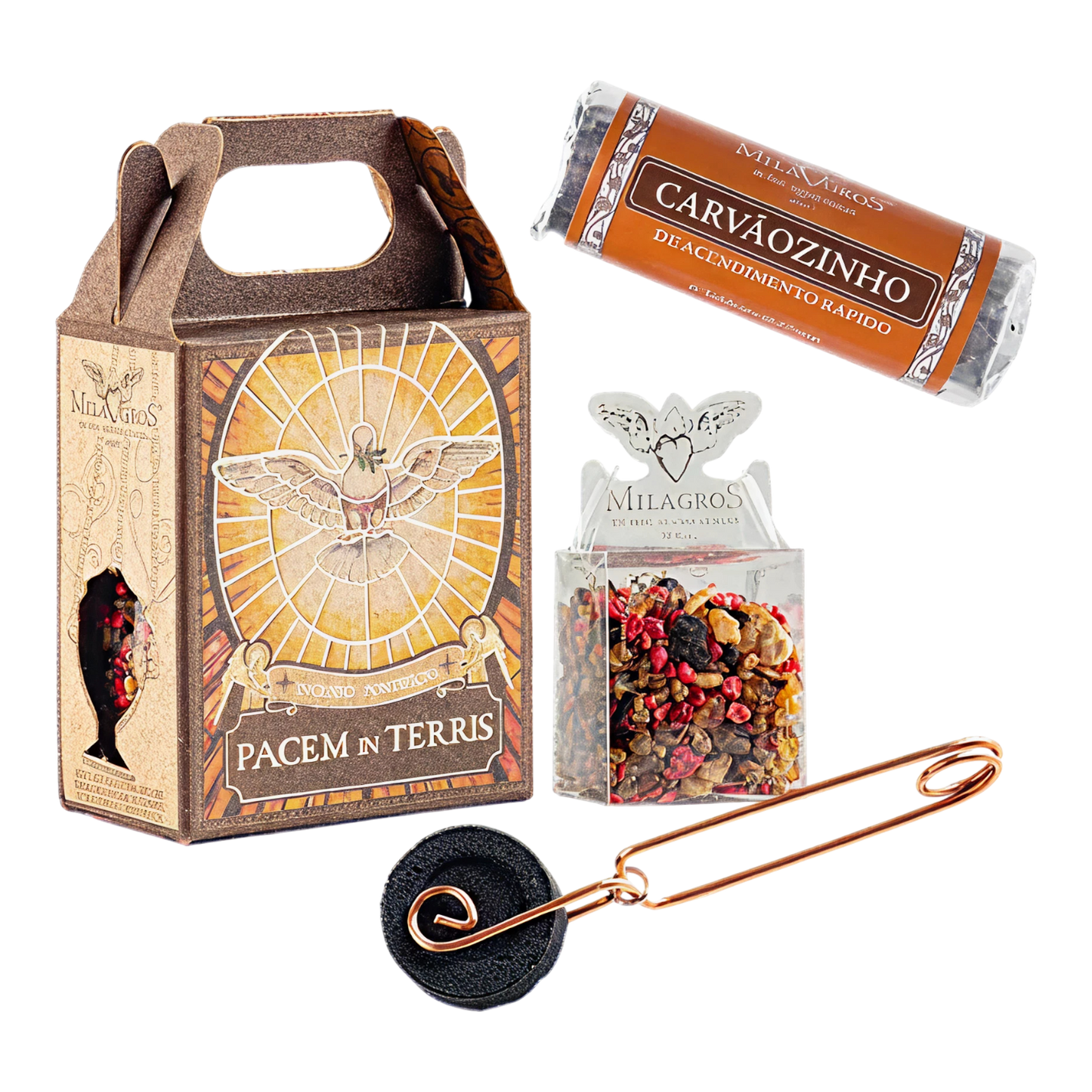 Milagros Pacem in Terris Mini Incense Kit