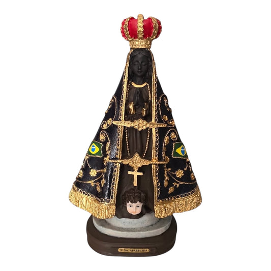 Our Lady of Aparecida Resin Statue – 10.2 Inch