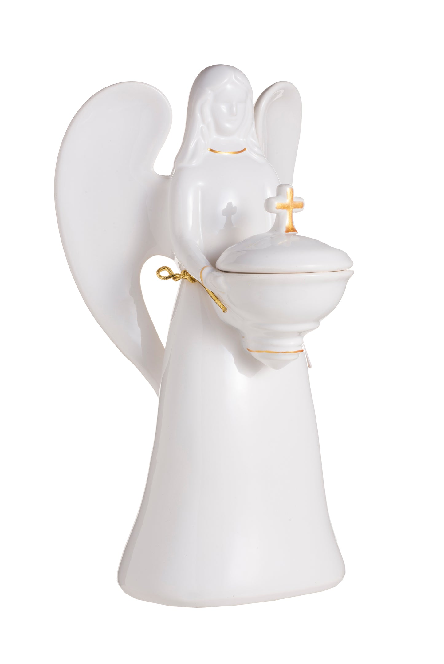 Milagros Angel Resin Incense Burner 9.1 Inches