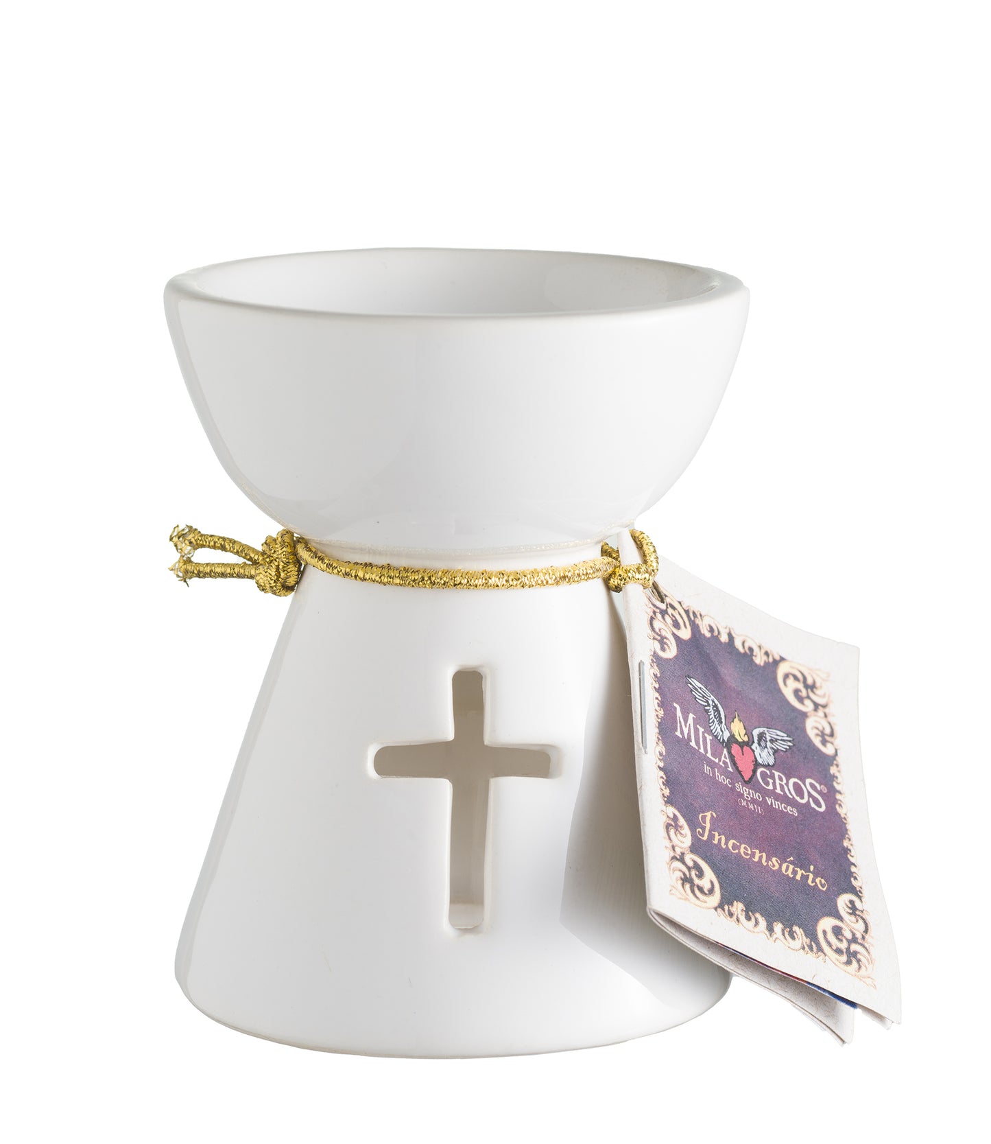 Milagros Ceramic Incense Burner - 3.5 Inch - Various Styles