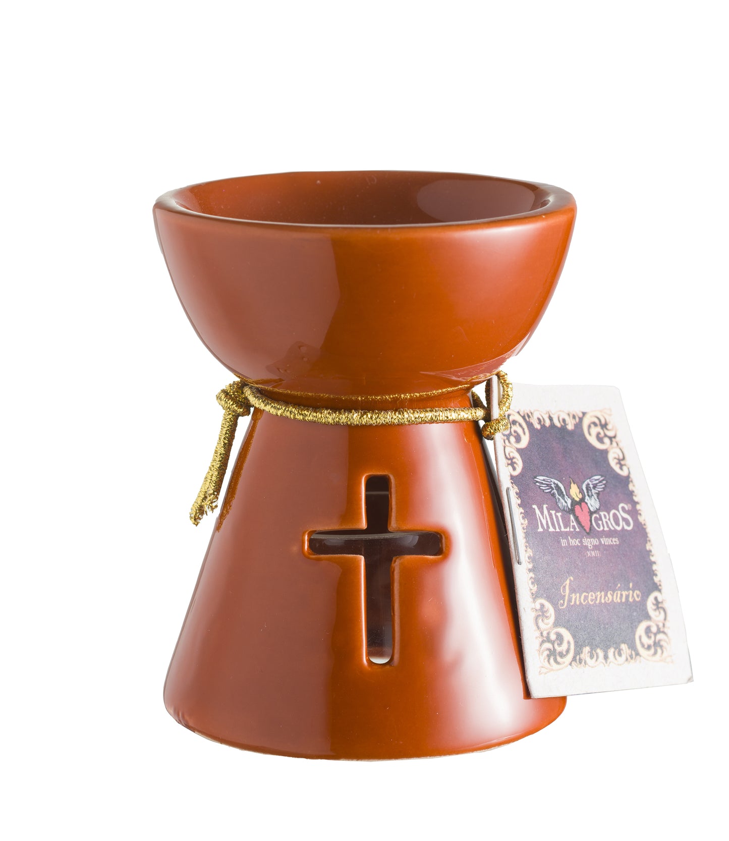 Milagros Ceramic Incense Burner - 3.5 Inch - Various Styles