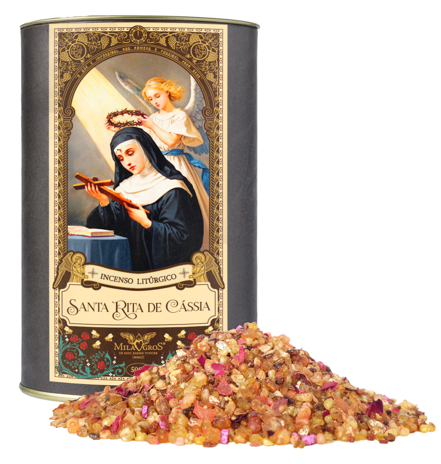 Milagros Saint Rita of Cascia (Santa Rita de Cássia) Resin Incense - 0.3-17.6oz