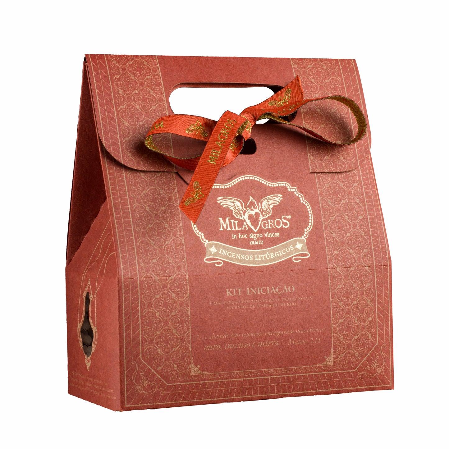 Milagros White Ceramic Incense Burner Starter Kit