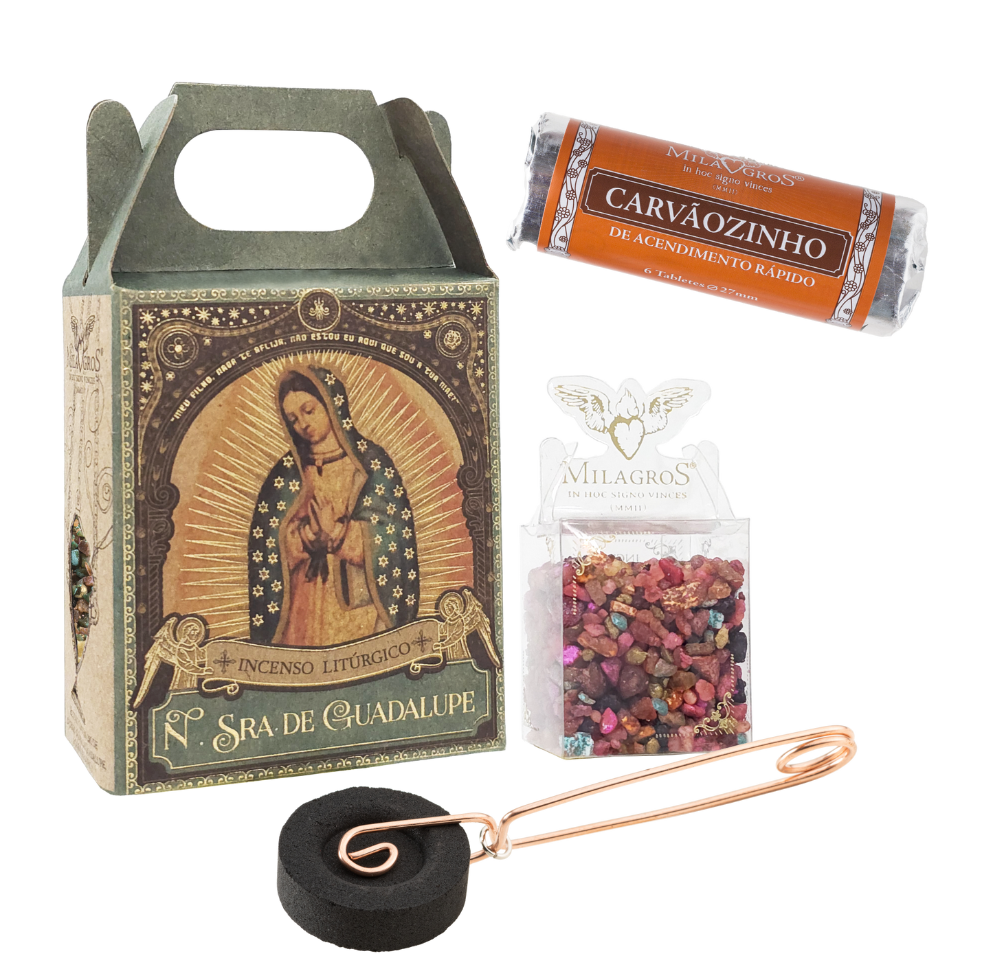 Milagros Our Lady of Guadalupe Mini Incense Kit (N. Sra. de Guadalupe)
