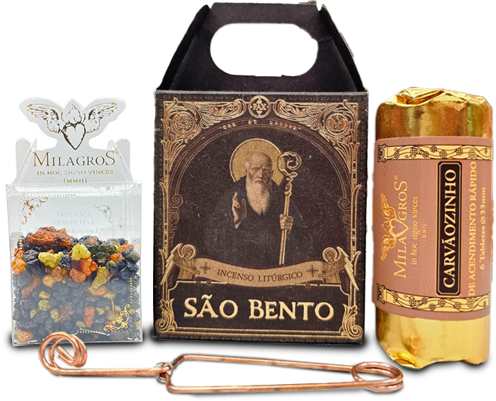 Milagros Saint Benedict Incense Mini Kit