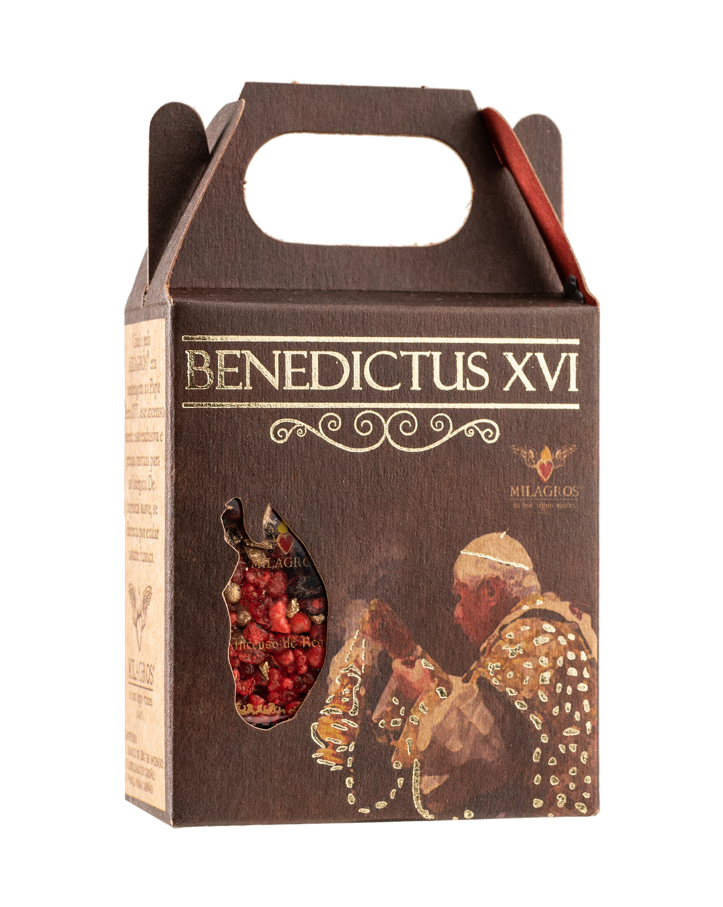 Milagros Benedictus XVI Mini Incense Kit with Tongs