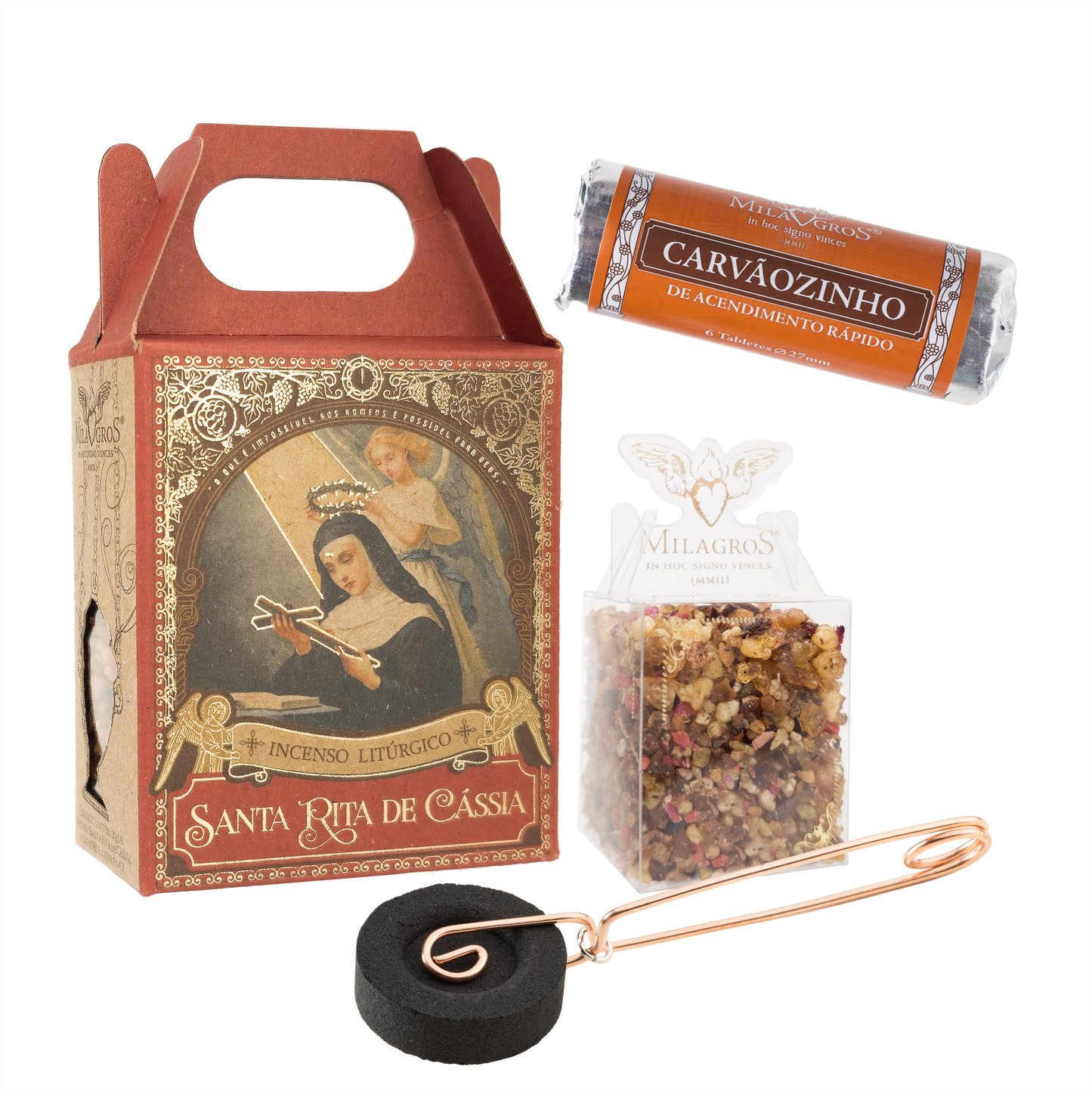 Milagros Saint Rita of Cascia Incense Mini Kit