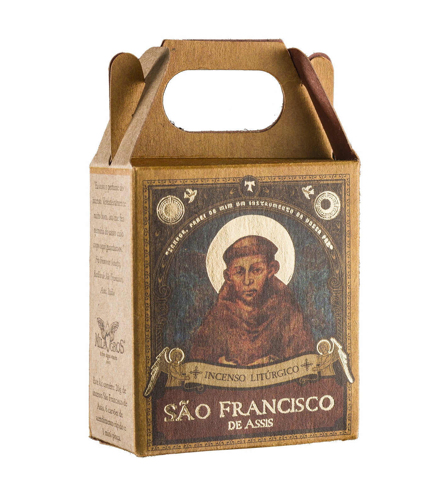 Milagros Saint Francis of Assisi Mini Incense Kit (São Francisco de Assis)