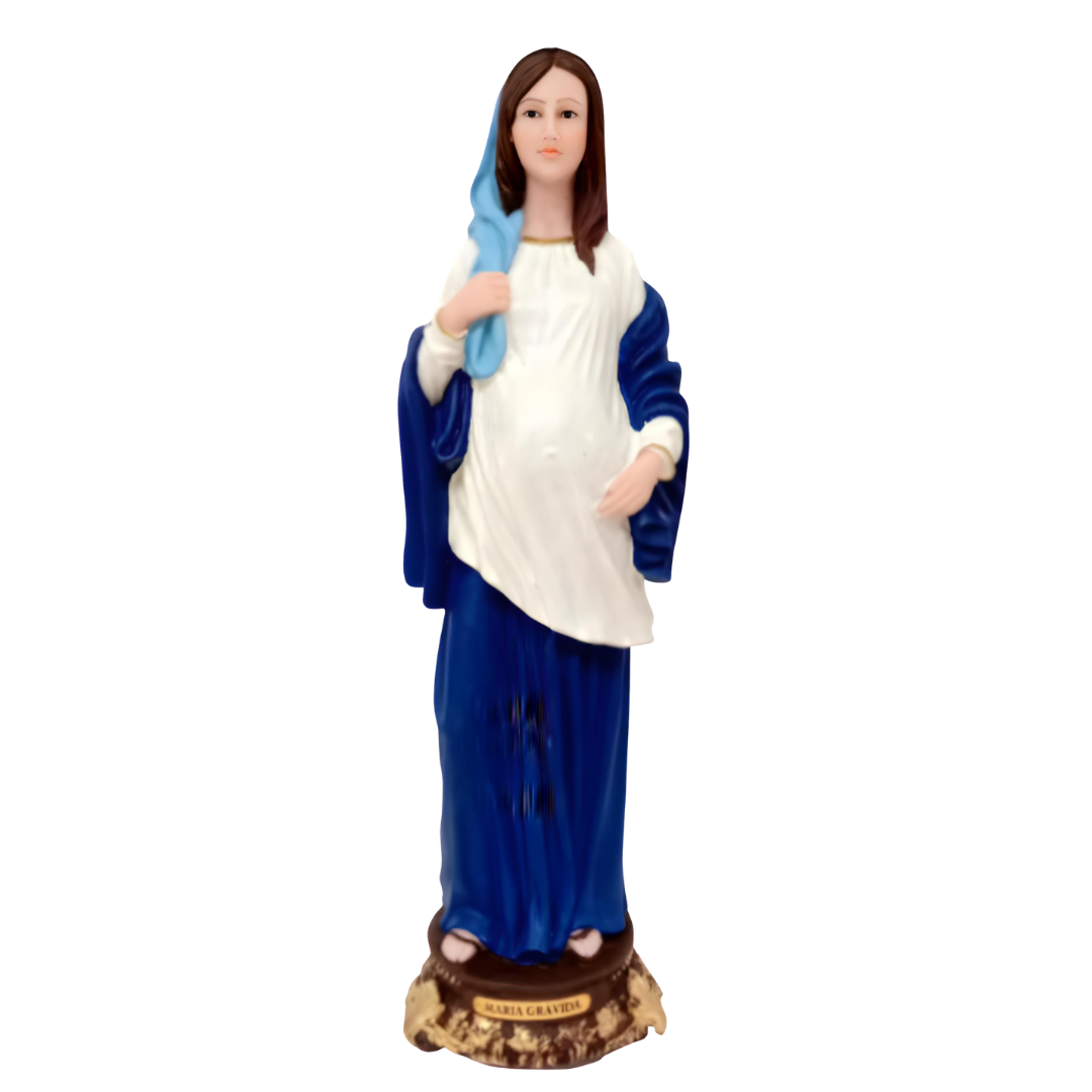 Our Lady Pregnant 11.4 Inch Statue