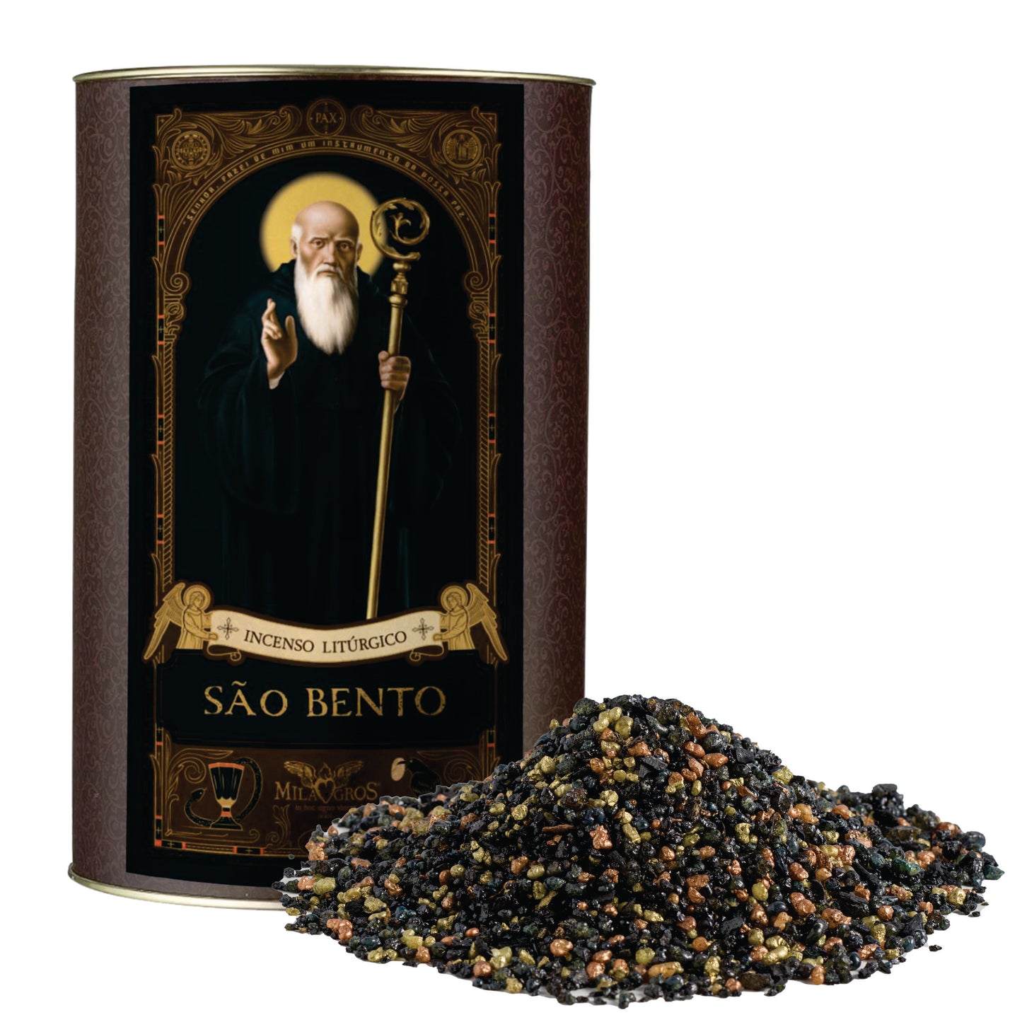 Milagros Saint Benedict (São Bento) Resin Incense - 0.3-17.6oz