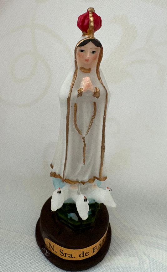 Our Lady of Fatima 2.8 Inch Resin Statue