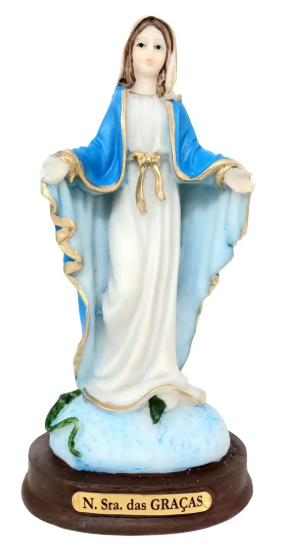 Our Lady of Grace 2.8 Inch Resin Statue