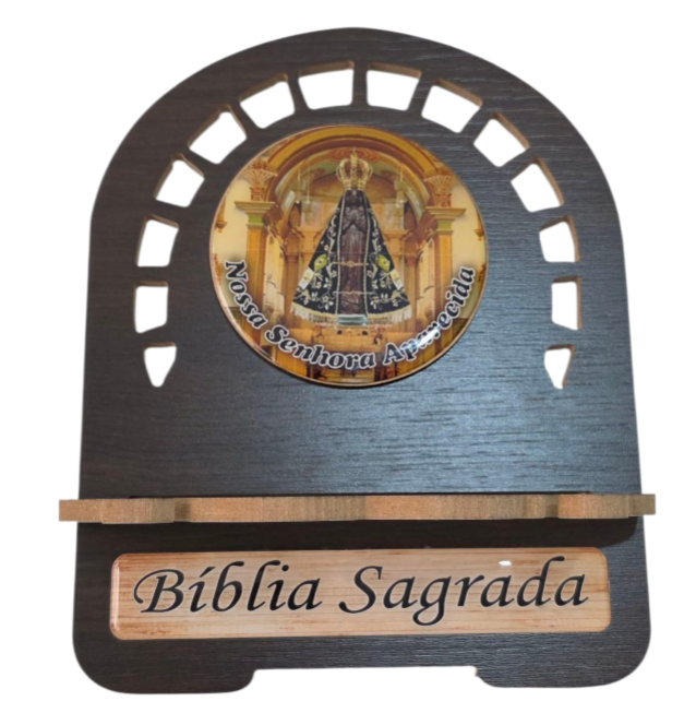 Saint-Resin Bible Stand Holder - Dark Tobacco MDF