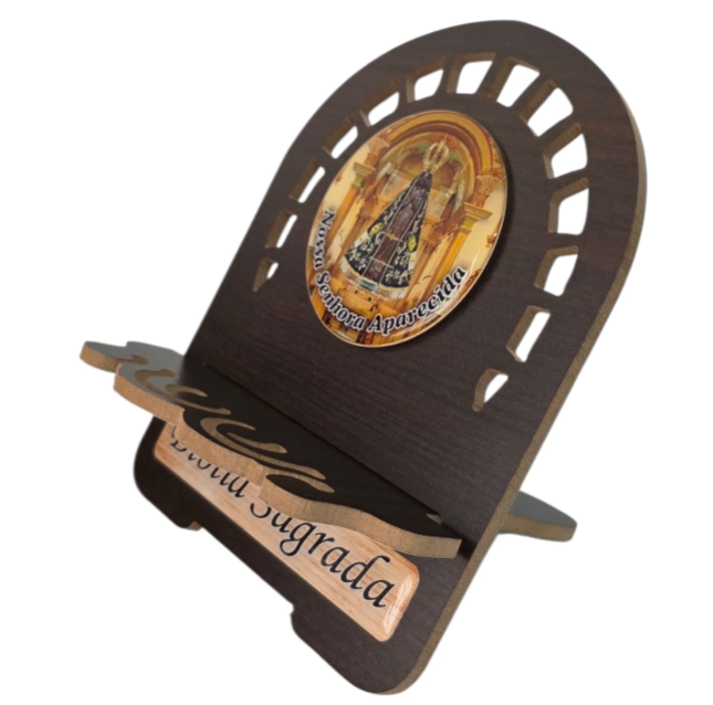 Saint-Resin Bible Stand Holder - Dark Tobacco MDF