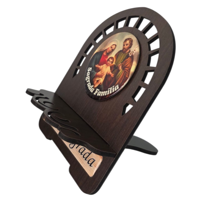 Saint-Resin Bible Stand Holder - Dark Tobacco MDF