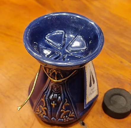 Milagros Our Lady Aparecida Ceramic Incense Burner 4 Inches