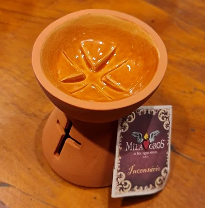 Milagros Ceramic Incense Burner - 3.5 Inch - Various Styles