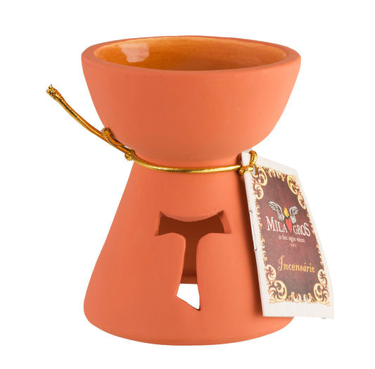 Milagros Ceramic Incense Burner - 3.5 Inch - Various Styles