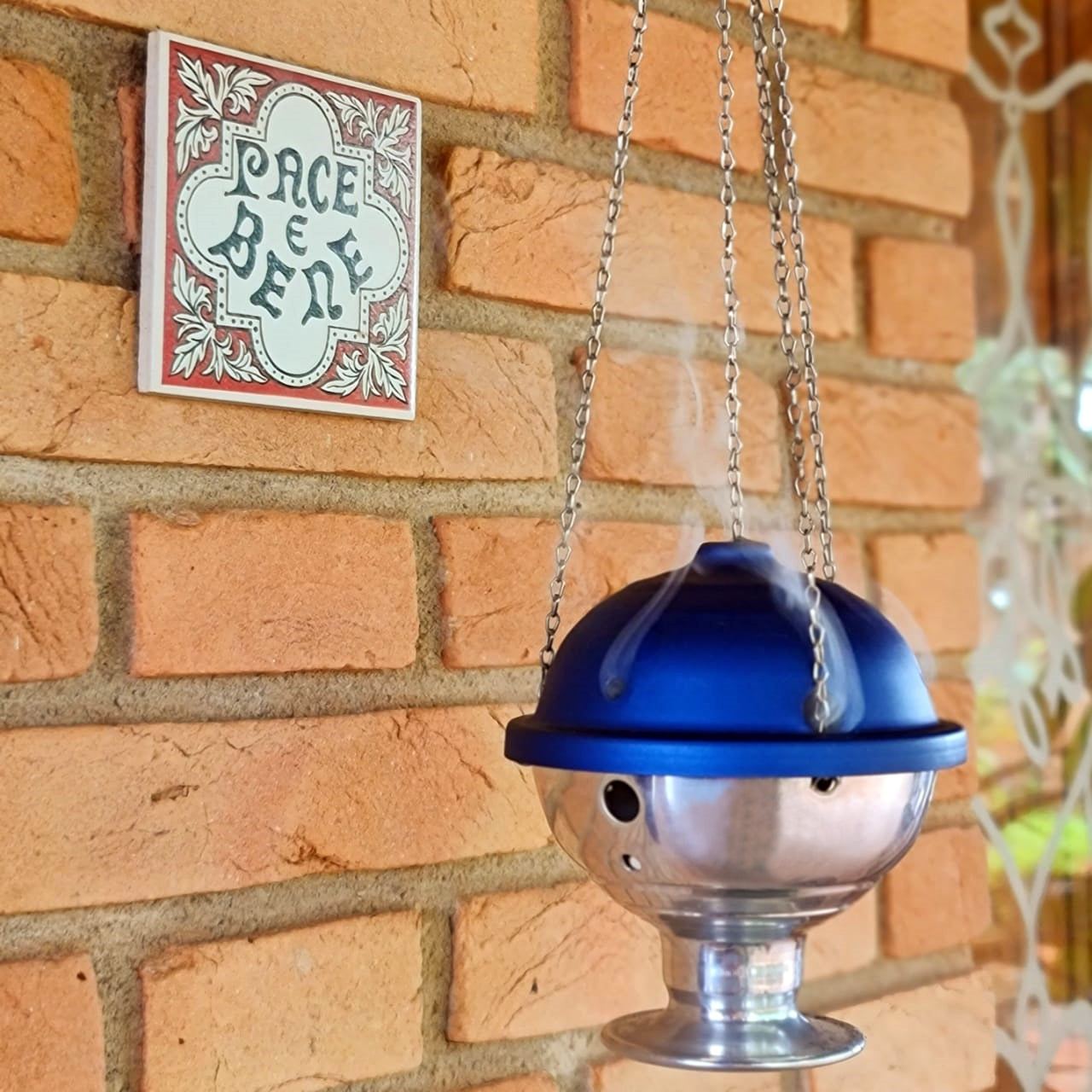 Milagros Aluminum Incense Burner - 5.1 Inches - Various Styles