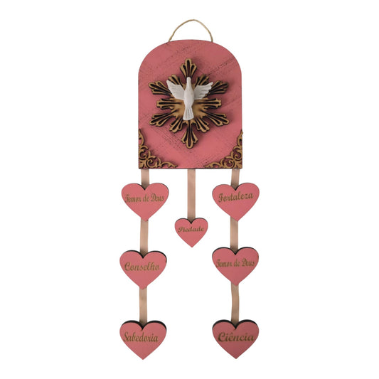 Decorative Door Plaque with 7 Gifts of the Holy Spirit