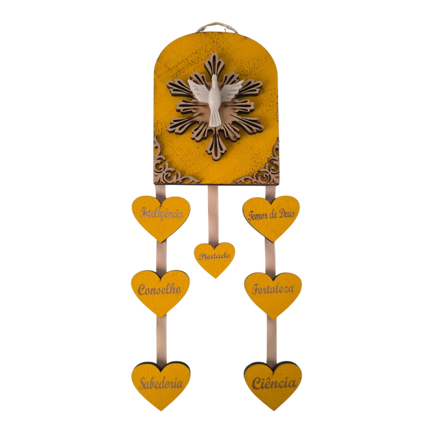 Decorative Door Plaque with 7 Gifts of the Holy Spirit