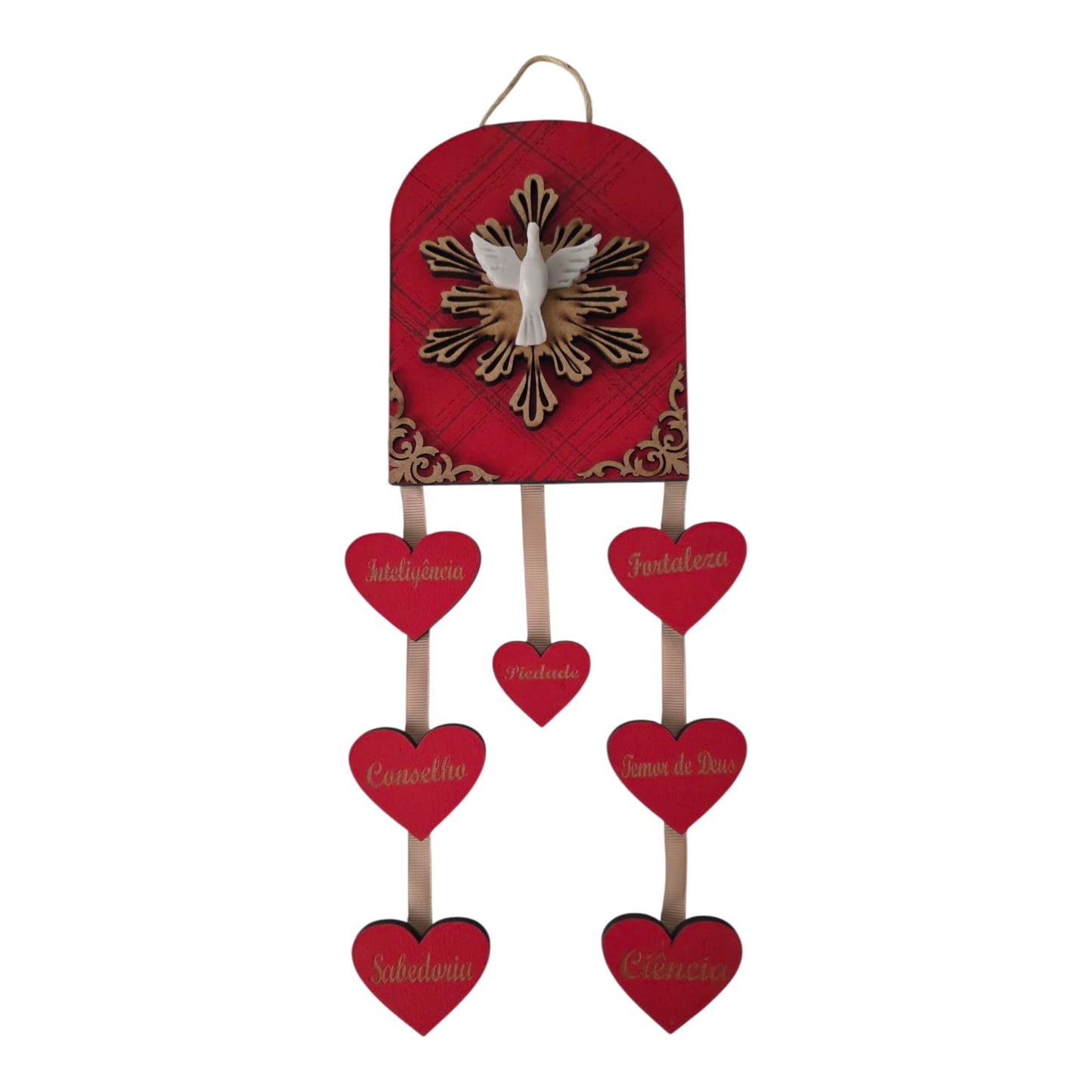 Decorative Door Plaque with 7 Gifts of the Holy Spirit