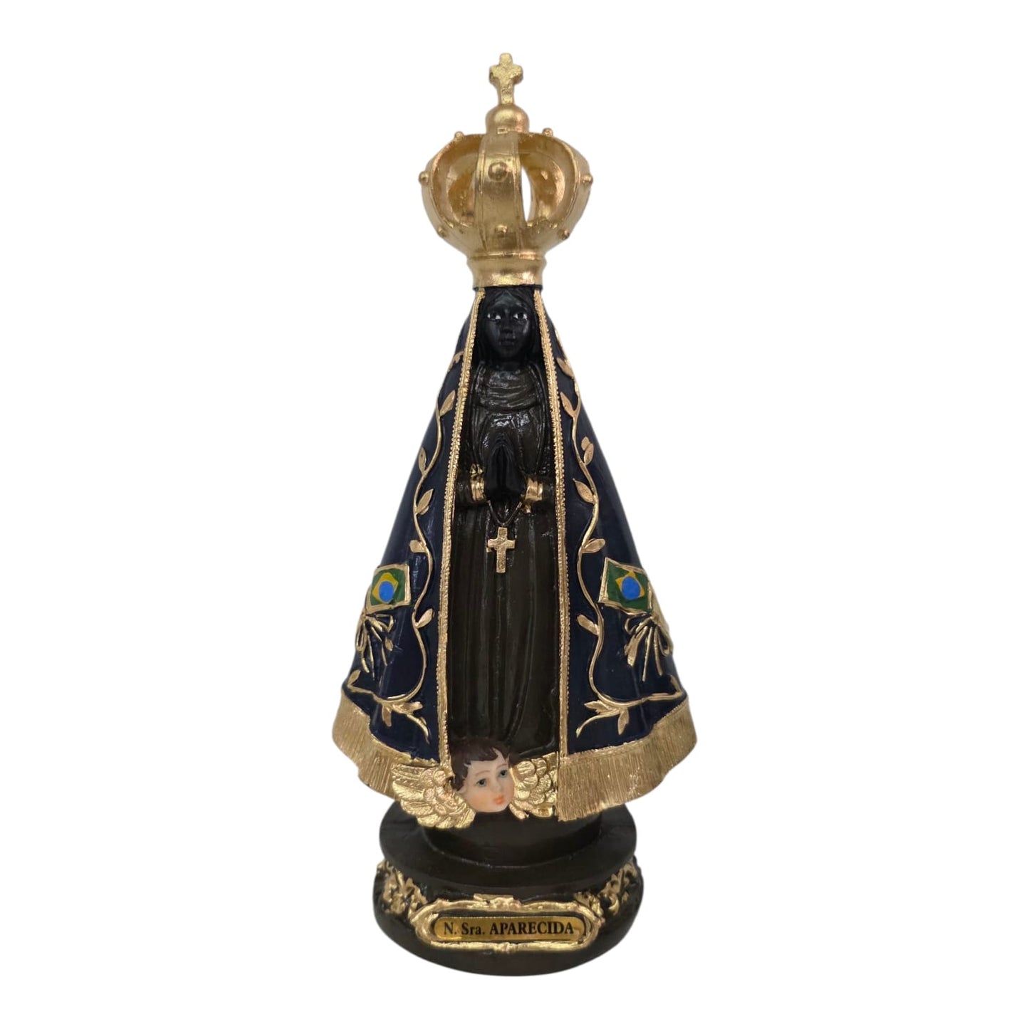 Our Lady of Aparecida Resin Statue – 8.7 Inch