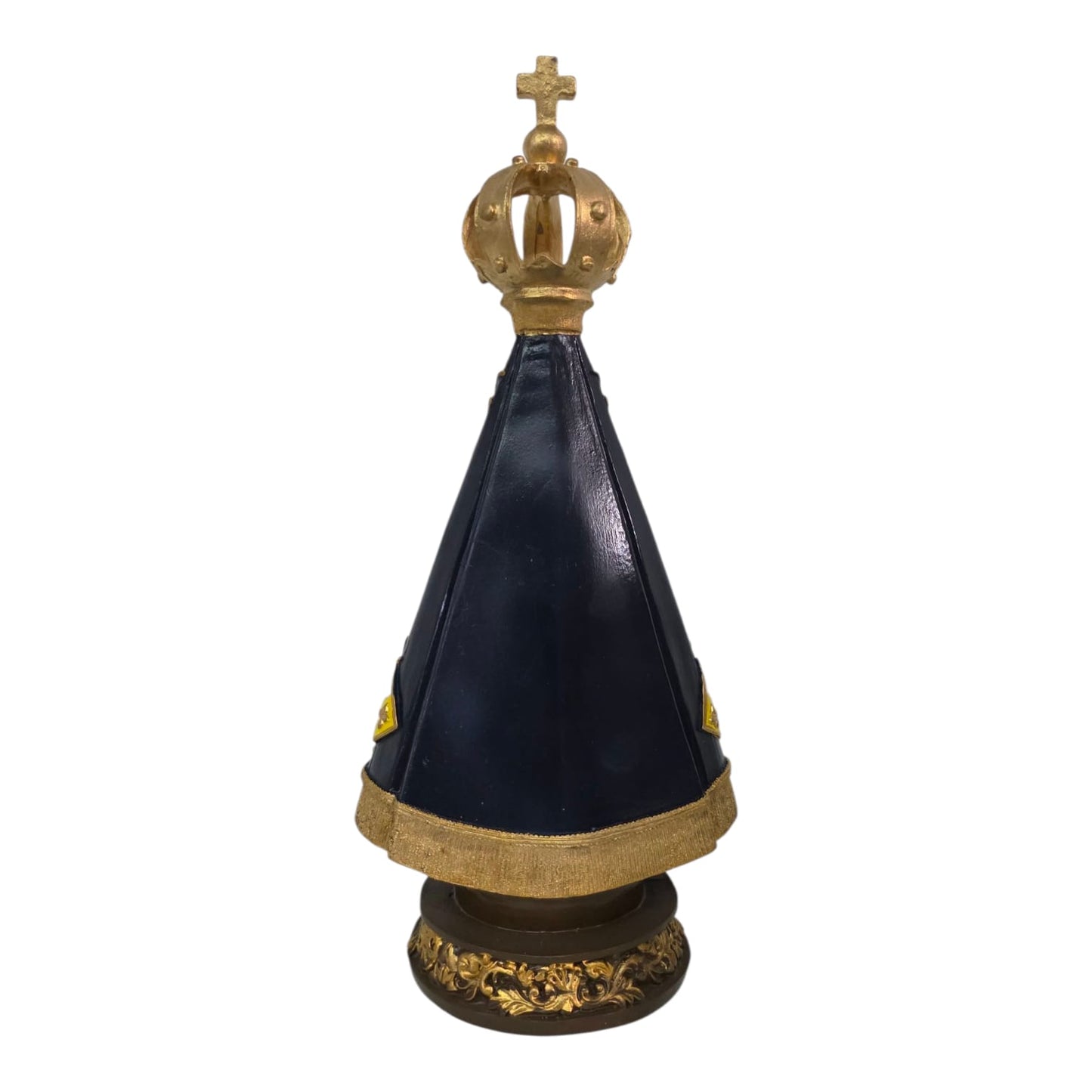 Our Lady of Aparecida Statue with Openwork Crown - 11.8 Inch