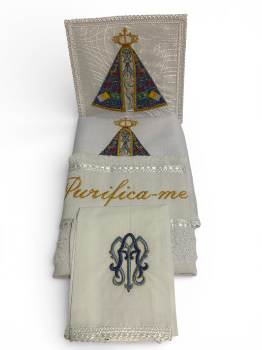 Our Lady of Aparecida 4-Piece Liturgical Altar Set