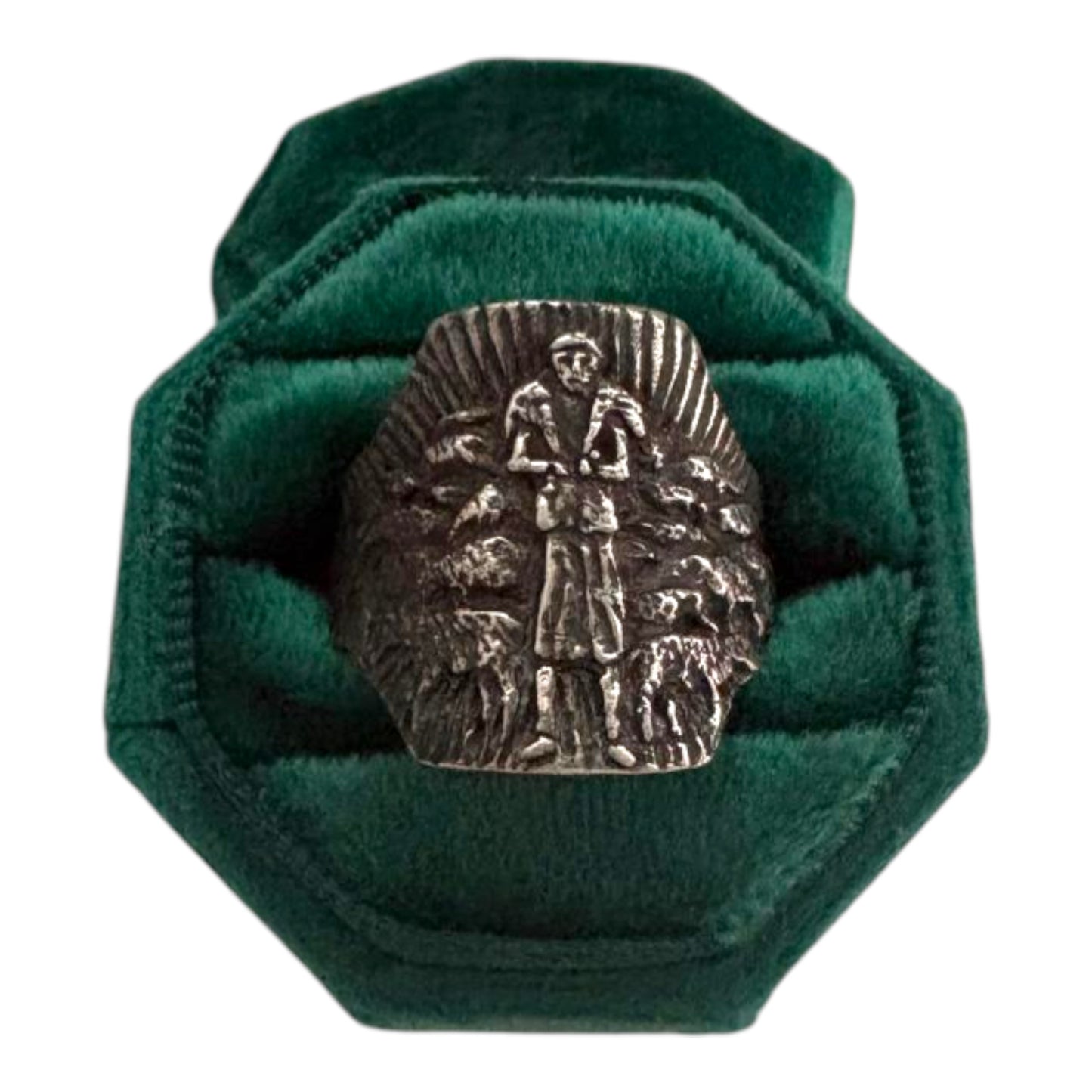 Good Shepherd Episcopal Ring in Sterling Silver 925