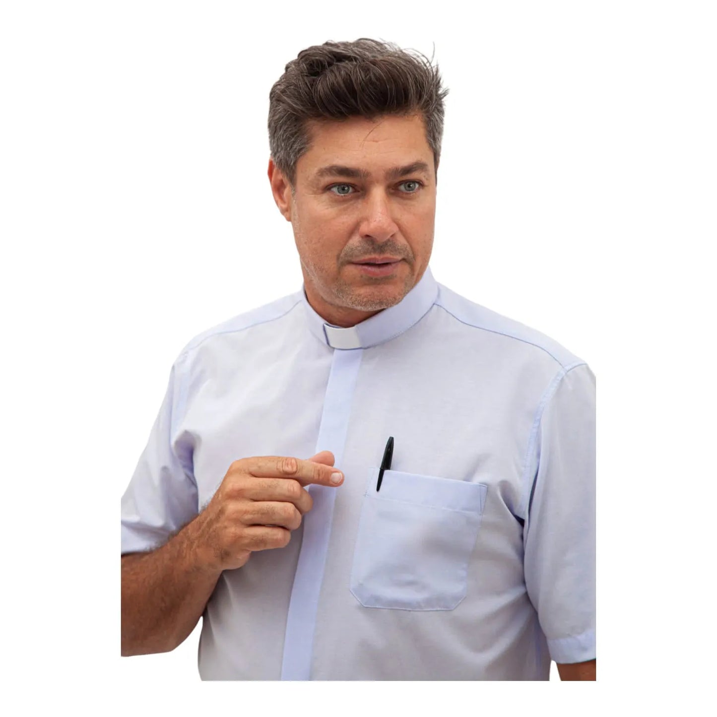Clerical Shirt Short Sleeve - Various Colors