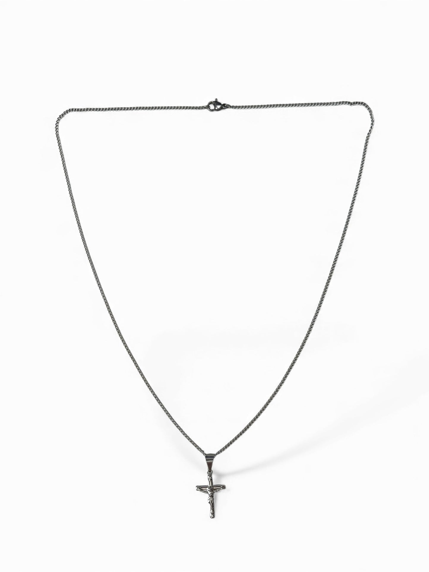 Premium Stainless Steel Catholic Cross Pendant – Modern, Hypoallergenic & Tarnish-Proof