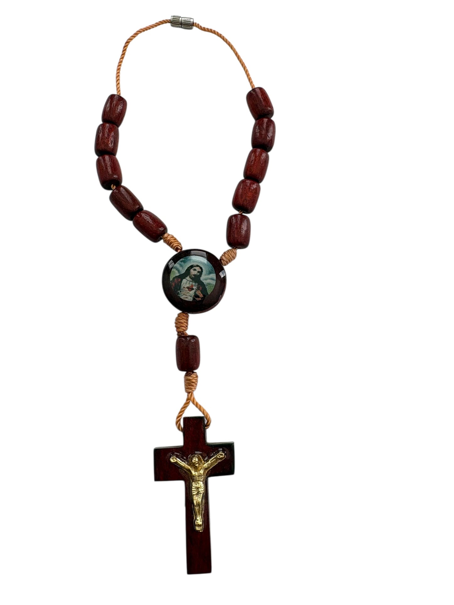 Handmade Wood Rosary