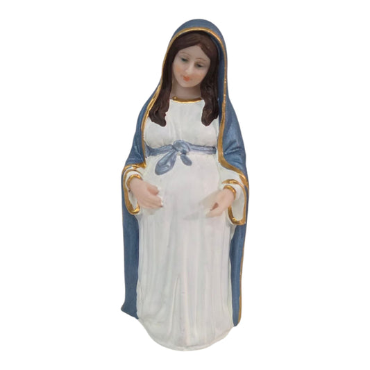 Our Lady of the Sweet Expectation  – Kneeling Pregnant Mary – 4.3 Inch