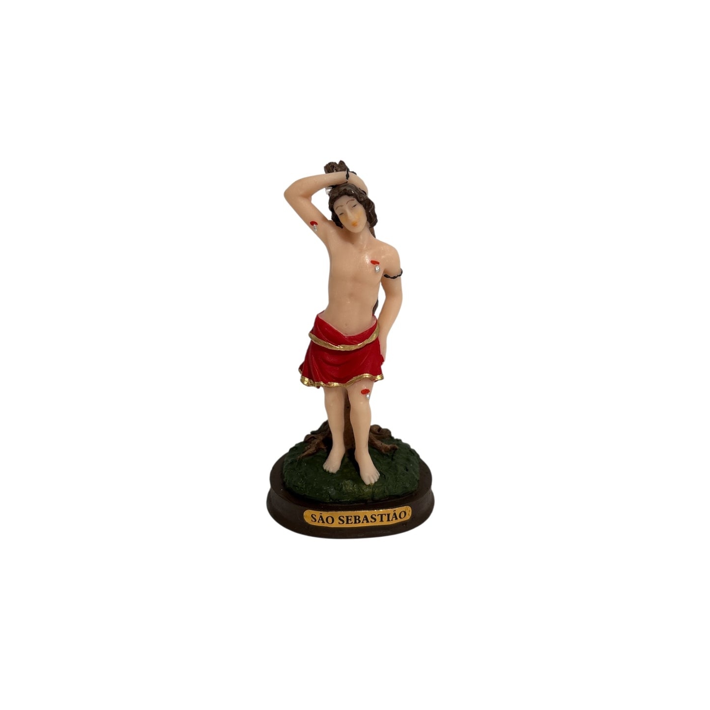 Saint Sebastian Statue 4.2 Inch Resin Figurine