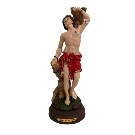Saint Sebastian Statue 8.5 Inch Resin Figurine